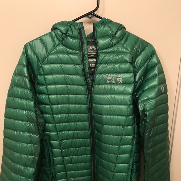 Mountain Hardwear Jackets Coats Green Mountain Hardware Down Hooded Jacket Poshmark